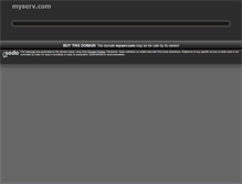 Tablet Screenshot of myserv.com